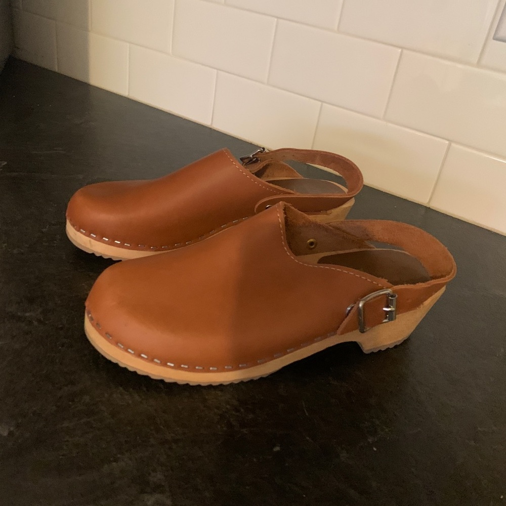 MIA Alma Clogs - Luggage/Brown Size 37